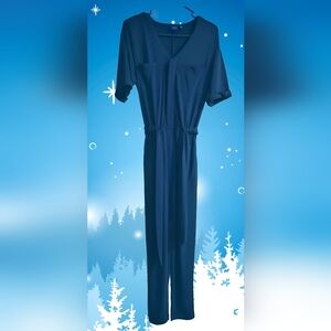Kaari Blue Navy Blue Jumpsuit